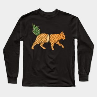 Fruit Cat: Pineapple Long Sleeve T-Shirt